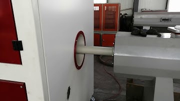 Uhmwpe pipe making machine testing vedio