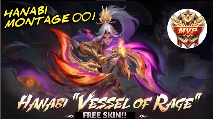 HANABI MONTAGE 001 - Vessel of Rage Skin - Sexiest Hanabi Skin 2024 || Mobile Legends
