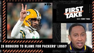 Aaron Rodgers is at FAULT for the Packers' loss to the Titans - Stephen A. | First Take