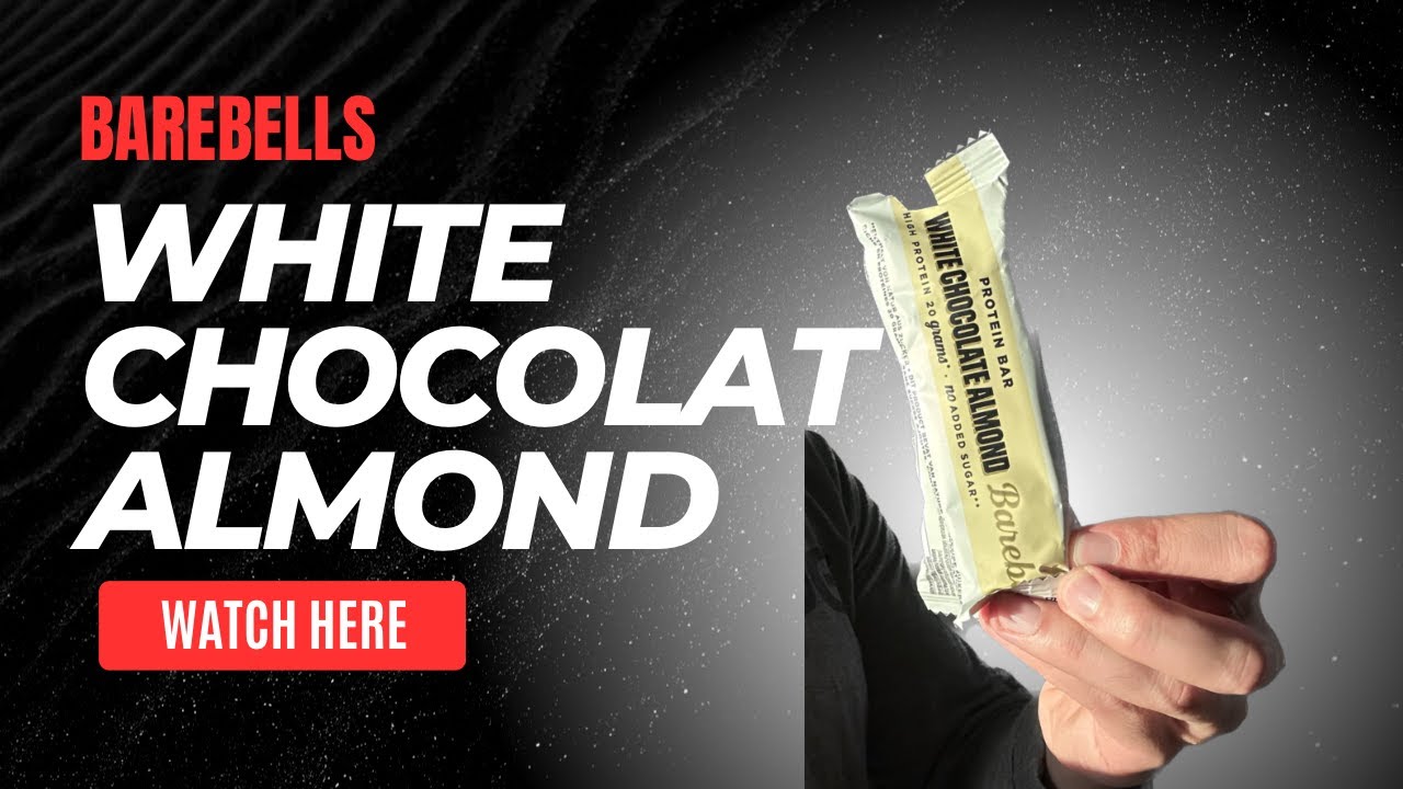 Indulge Your Gains BareBells Almond White Chocolate Protein Bar Taste