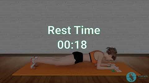 Tạm biệt bụng mỡ cấp tốc cùng bài tập bụng Elbow Plank / Nam Sơn Trống Đọi