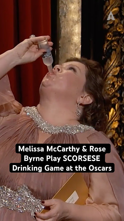 Rose Byrne & Melissa McCarthy Play Their SCORSESE Drinking Game While Presenting At The 84th #Oscars