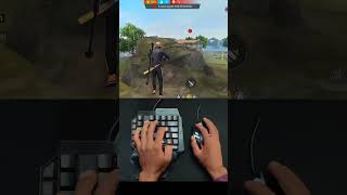 How to play free fire gaming keyboard mouse end k2er gample 🇧🇷 #freefire