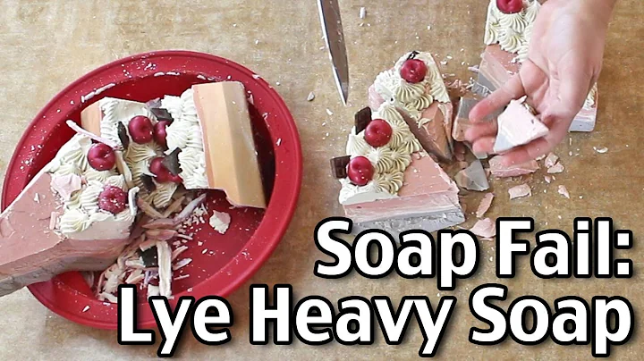 Soap Fail   Lye Heavy Soap