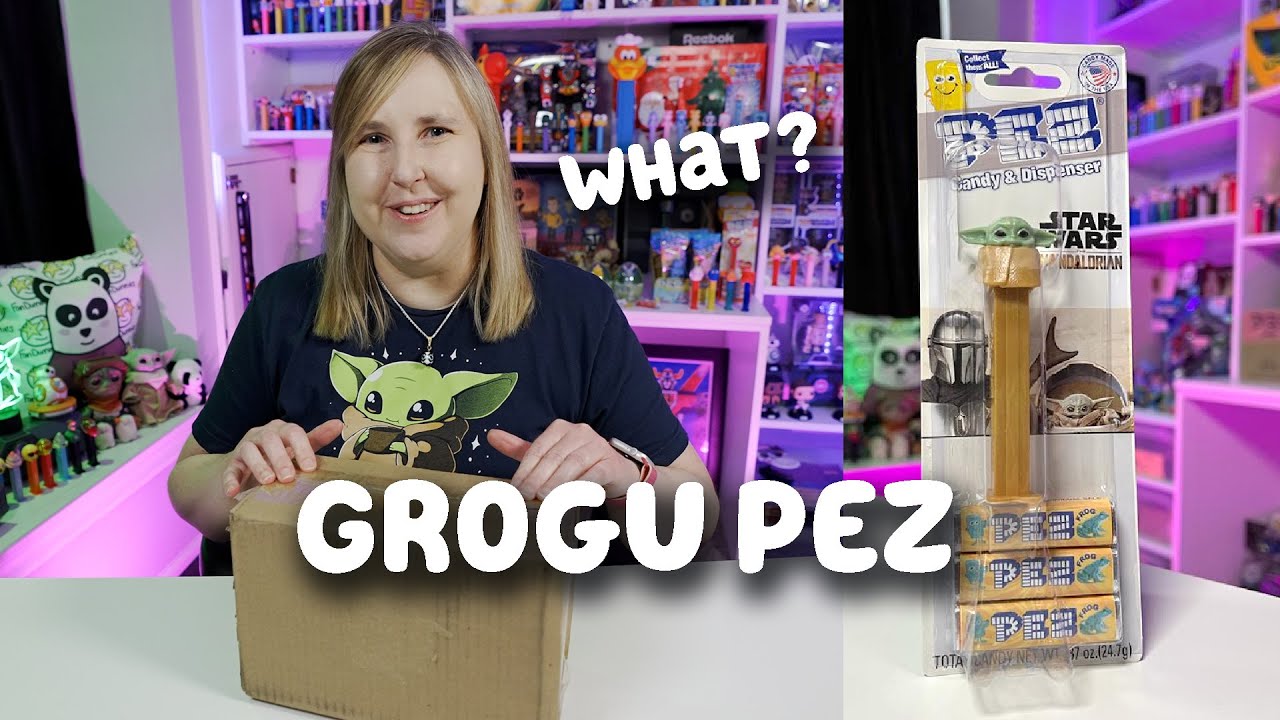 New Grogu PEZ Dispenser from The Mandalorian Unboxing YouTube