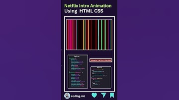 NETFLIX INTRO ANIMATION .#coding #html #css #animation