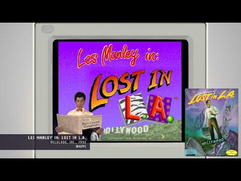 Les Manley in: Lost in L.A. - Accolade, Inc., 1991 - IBM/PC (4K)