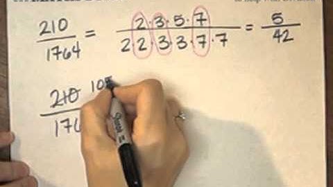 Using Prime Factorization to Reduce Fractions Ex 1