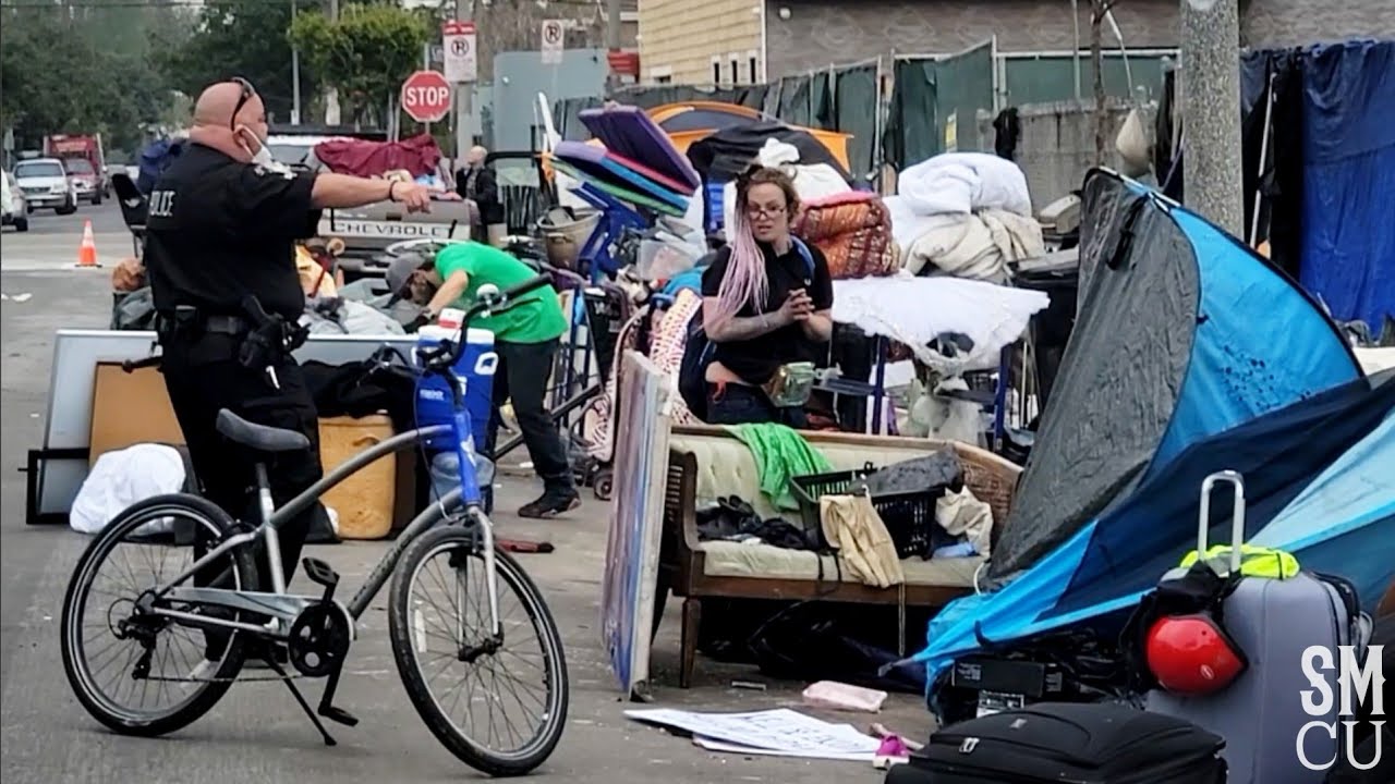 Venice Homeless Encampment Clean-up
