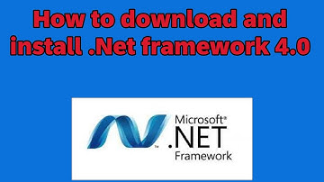 How to download and install .Net framework 4.0