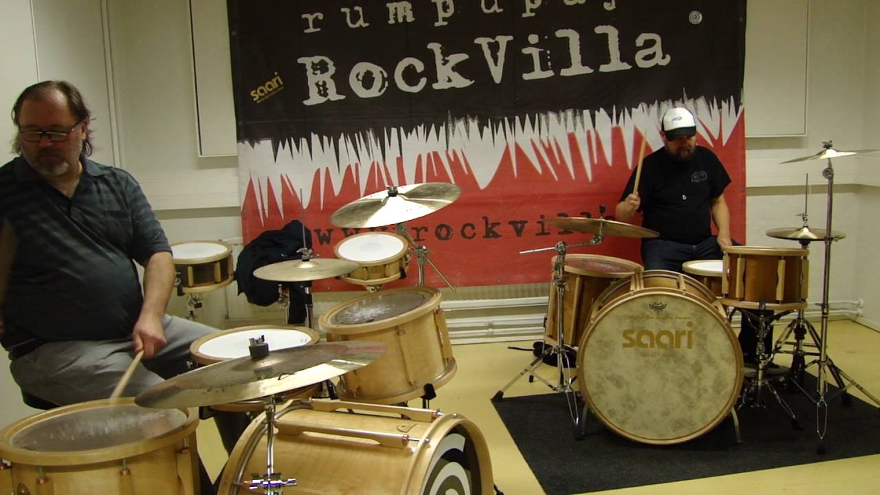 Nykänen plays Saari Drums @ DAF 25v drum fair