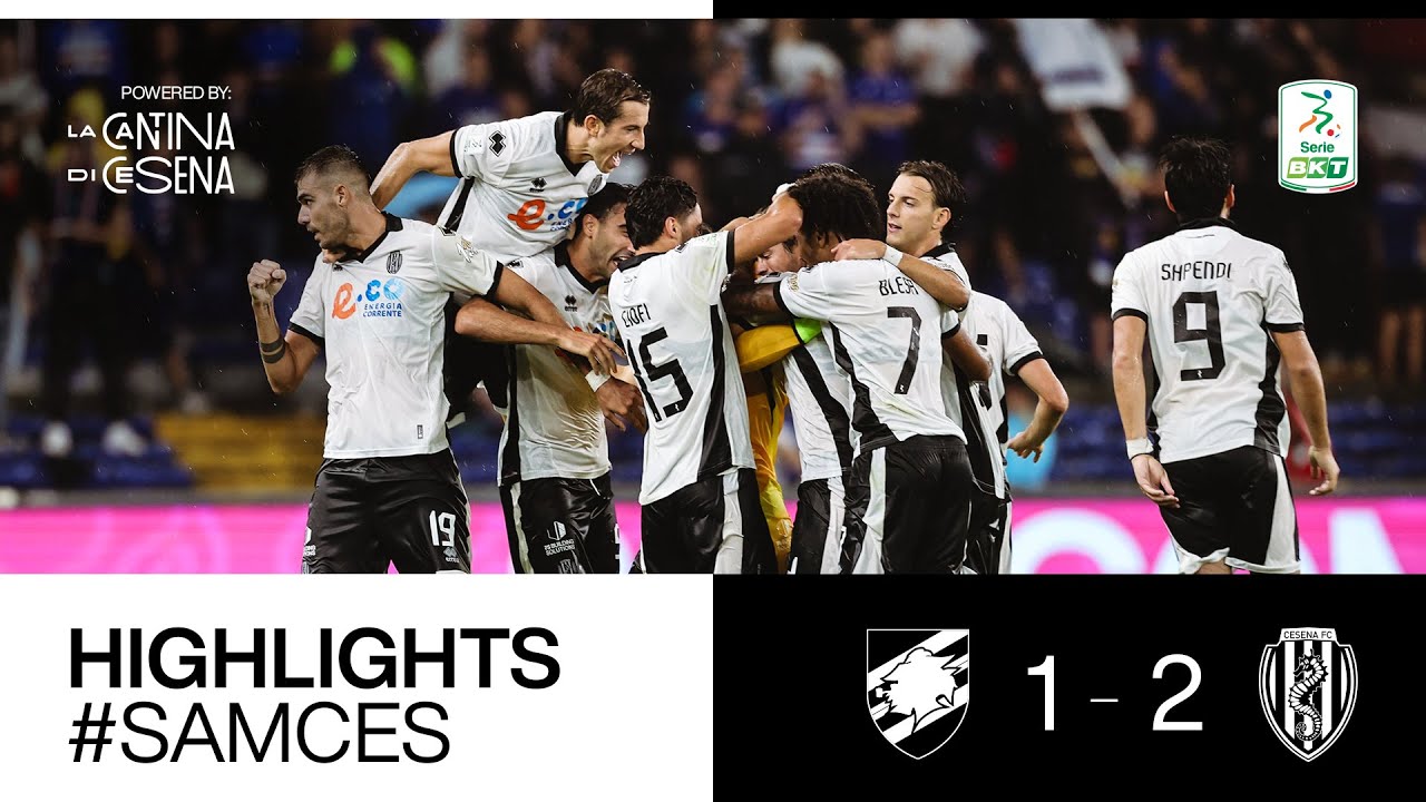 [highlights] Sampdoria - Cesena: 1-2