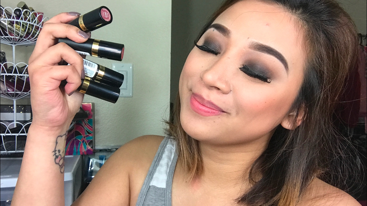 Revlon Lustrous Lipsticks Review Youtube