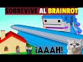 ¡SOBREVIVE AL BRAINROT! 😱 CADA OLEADA ES PEOR ROBLOX #roblox SUPERVIVENCIA DE DESASTRES NATURALES