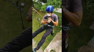 Abseiling with Soft-lock with 3 leg wraps on 22 oct 2020 at ALC screenshot 2