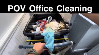 POV Office Cleaning  Custodian Point Of View  Relaxing