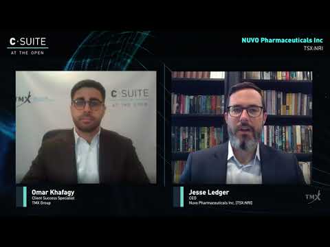 C-Suite At The Open: Jesse Ledger, Chief Executive Officer, Nuvo Pharmaceuticals Inc., tells his Company's Story. Filmed on April 24, 2020
