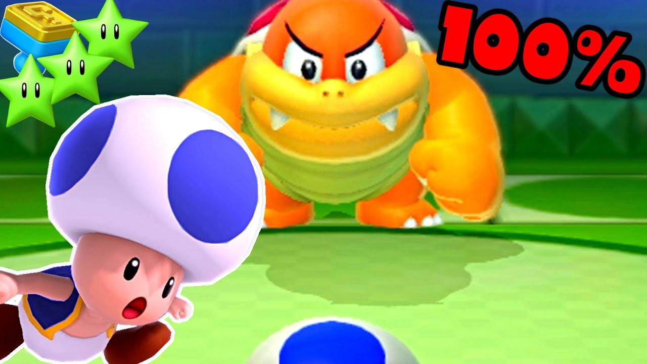 Super Mario 3D World 100% Walkthrough 🐱 All Green Stars & Stamps #3