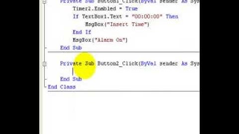 visual basic 2008- Alarm Clock