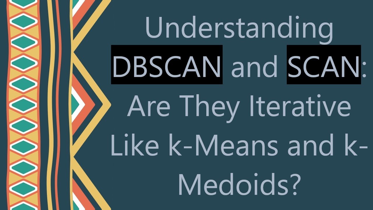Understanding DBSCAN and SCAN: Are They Iterative Like k-Means and k-Medoids?