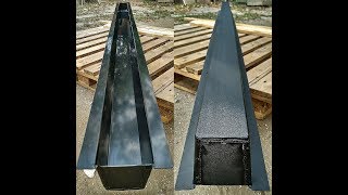 Inexpensive form for casting concrete (grape) pillars. Own production is simple.