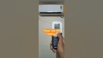 Voltas air Conditioner How to set Off Timer using Remote Tutorial #tutorial #voltas #tata #shorts