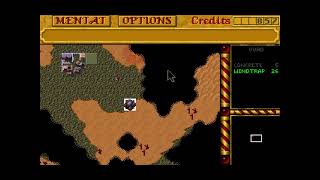Dune II running on the Commander X16 — early OpenDUNE port (work in progress)