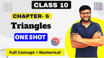 Triangles One Shot I Important Questions I Class 10 Maths I Triangles Class 10 I Ashish Sir