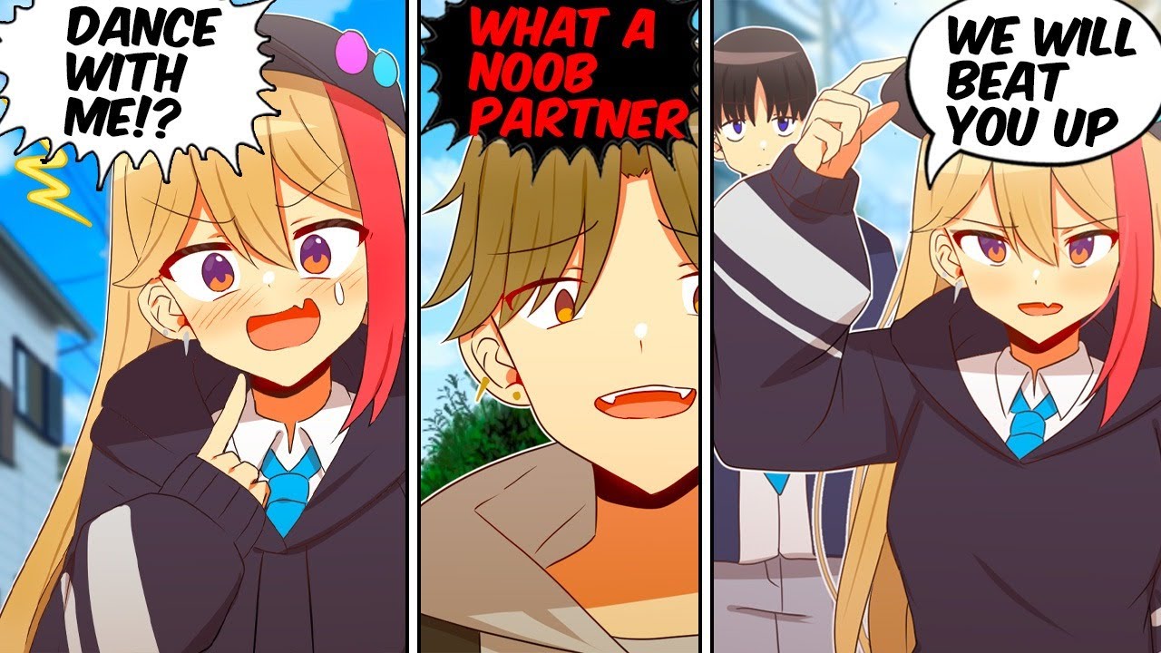 [Manga Dub] With Just Rhythm Games Skill, I Able To Beat Bullied Dancer in  A Dance Off [RomCom]