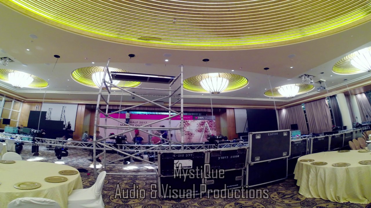 DBS Event Audio Visual Lights Setup 2017 Part 2
