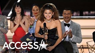 Zendaya Gets Emotional After Making History With Emmy Win For ‘Euphoria’