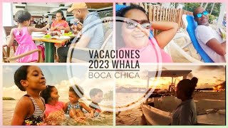 VACACIONES 2023🏖️🌴WHALA BOCA CHICA🌴@MADELINEVLOGS-fo3nu