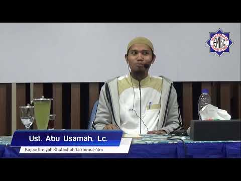 khulashoh-ta'zhimul-ilm-ust.-abu-usamah,-lc.