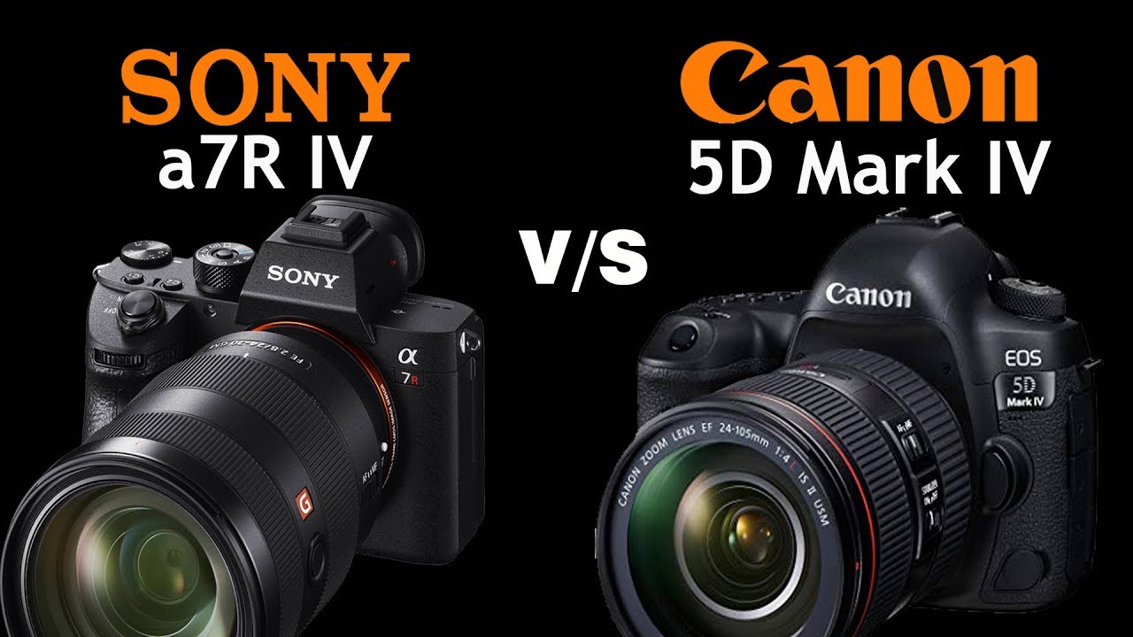 Sony a7R IV vs Canon EOS 5D Mark IV Quick Camera comparison YouTube