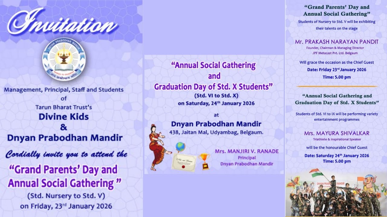 LIVE: Grandparents Day Celebration 2026 | Tarun Bharat Trust & Dnyan Prabodhan Mandir