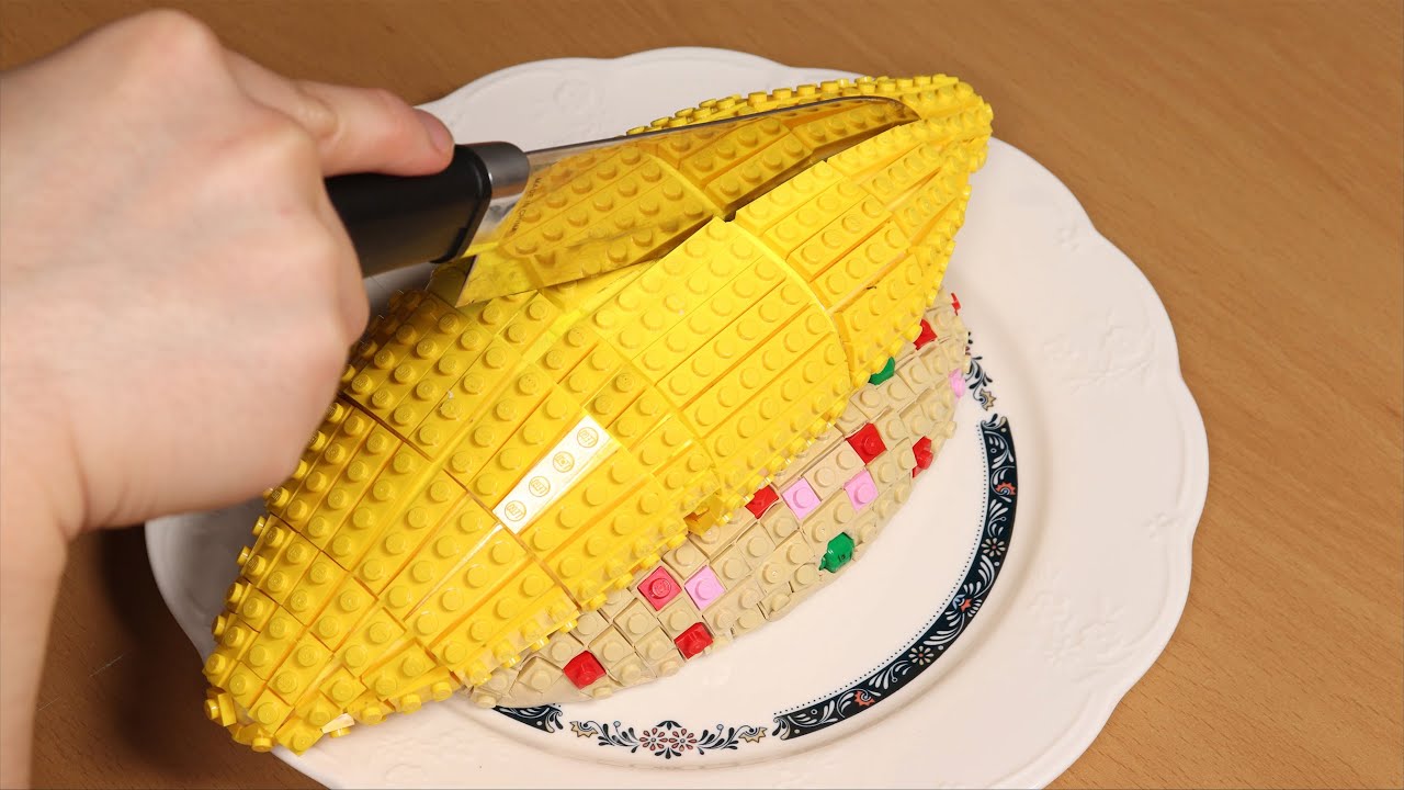 Lego Omelet Rice Lego In Real Life Stop Motion Cooking Asmr Youtube