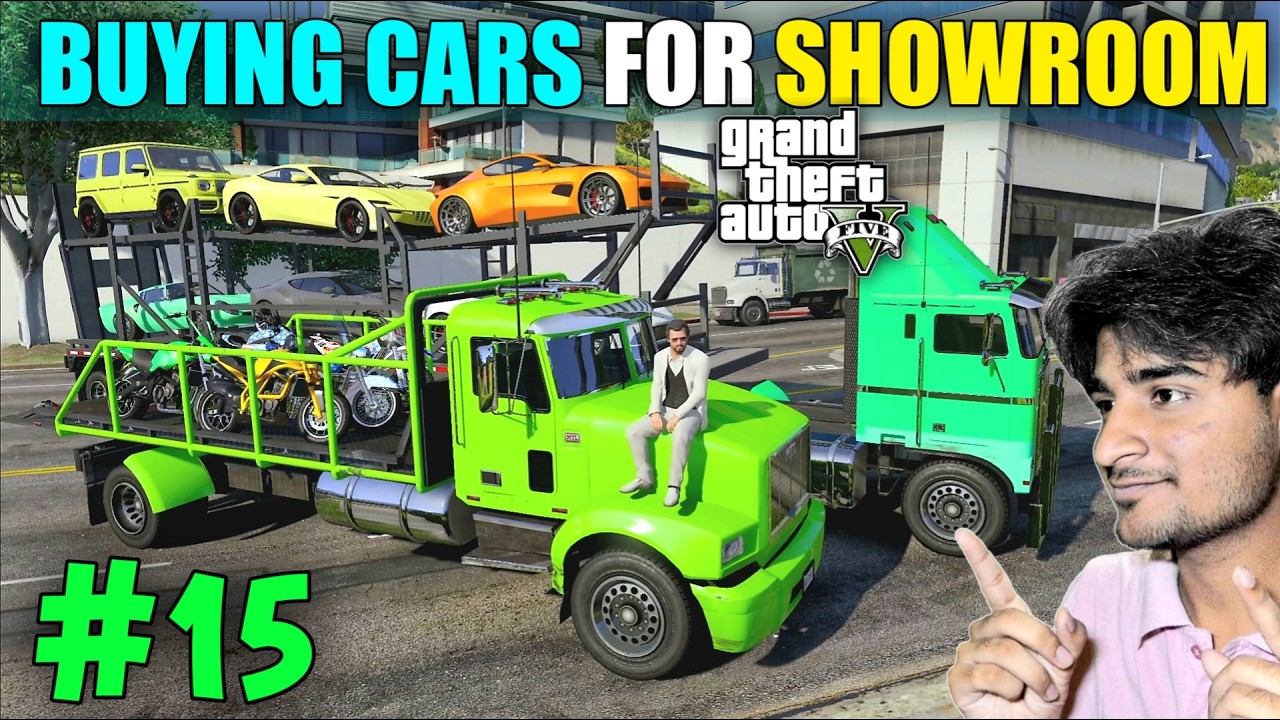 BUYING CARS & BIKES FOR MY LUXURY SHOWROOM | GTA 5 MANIKPLAY #15