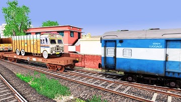 ICF BLUE COUPLING LORRY CONTAINER | BUMPY RAILROAD | RAILWORKS | TRAIN SIMULATOR | RAILROAD ATG