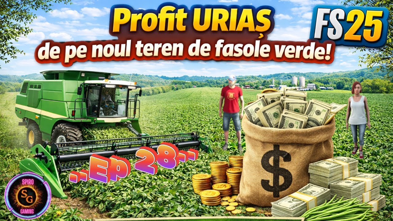 „FS25: A meritat investiția! Profit imens din fasole verde!”..Ep 28..