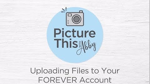 Picture This With Abby: Uploading Files to Your FOREVER Account