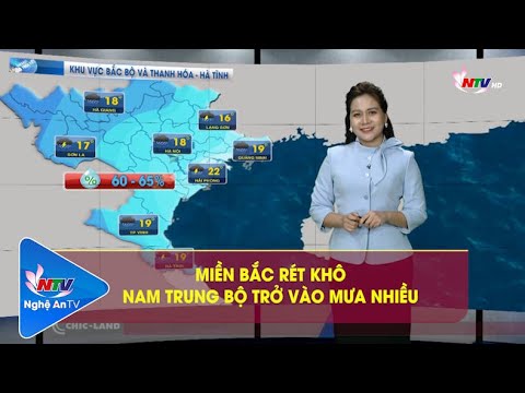 Video Bản tin Dự báo Thời tiết đêm 07/12, ngày 08/12/2022 - youtube