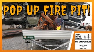 Fireside Outdoor Pop Up Pit - Portable Campfire Pop Up Fire Pit!
