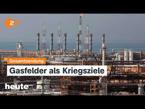 heute 19:00 Uhr vom 19.03.2026 Angriff auf South Pars, Leipziger Buchmesse, EU-Gipfel