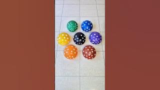 Black and Six Color Balloon Orbeez Popping #asmr #asmrsounds #satisfying #oddlysatisfying
