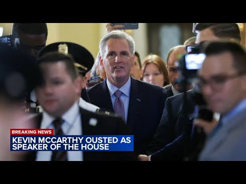 BREAKING: House ousts Kevin McCarthy as speaker in historic vote