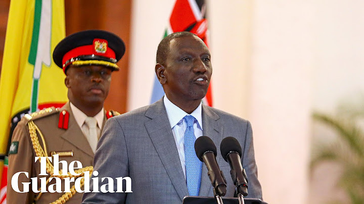 Kenyan president says protests were 'hijacked by dangerous people'