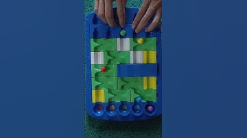 Marble Run Race ASMR Logic Puzzle #shorts