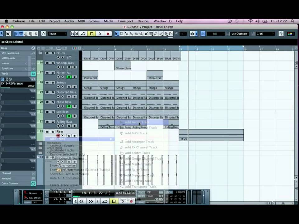 How to Make Dubstep with Cubase - Sylenth Riser