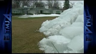 Residents along Lake Winnebago are in the midst of ice shove season