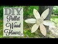 DIY Pallet Wood Garden Flower